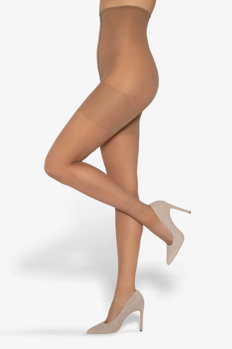 Rajstopy Body Plus Size 15 Den – beżowy – zdjęcie 2