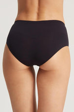 Figi Retro Sensual Skin – czarny – zdjęcie 2