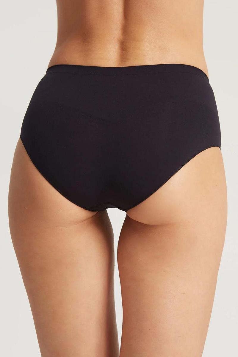 Figi Retro Sensual Skin – czarny – zdjęcie 2