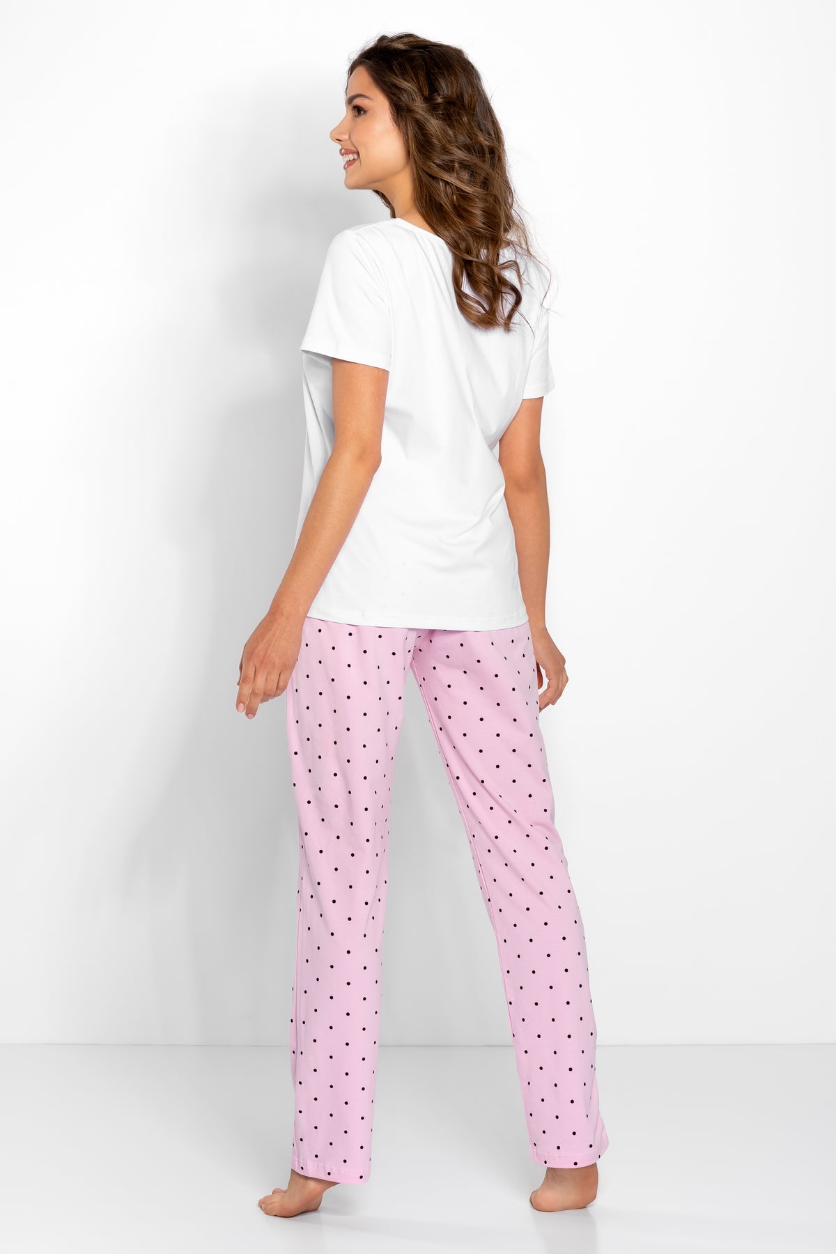 Piżama Flawless hite – różowy – zdjęcie 2
