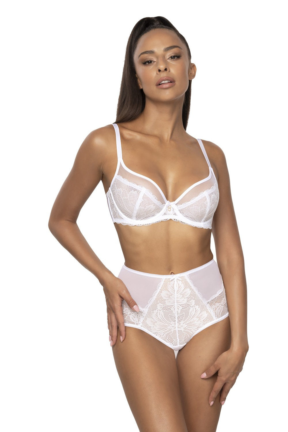 Biustonosz Lindsay M-0203/2 – biały – zdjęcie 2