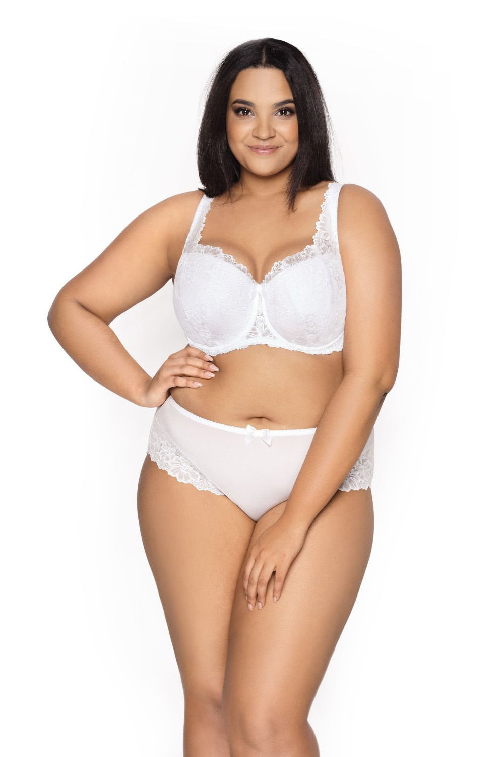 Biustonosz Carmela Big M-053/22 – biały – zdjęcie 2