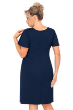 Koszula Melania Plus Size – granatowy – zdjęcie 2