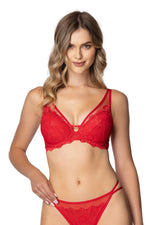 Biustonosz Kisses M-4026/11 – czerwony – zdjęcie 3