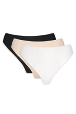 Komplet Stringi Blanca 3pack S – wielokolorowy