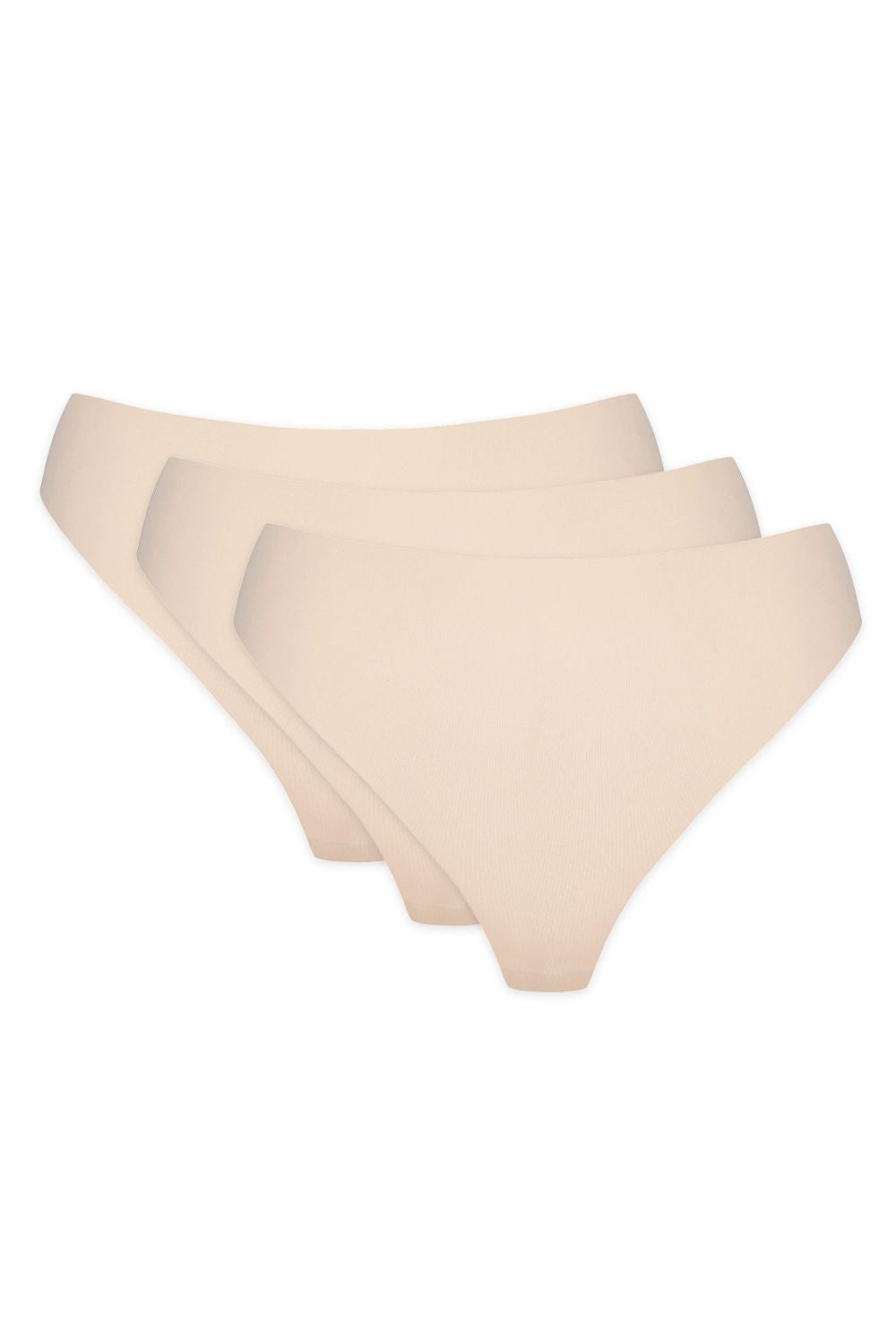 Komplet Stringi Blanca 3pack S – beżowy