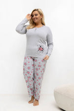Piżama Plus Size DU-PI-FP-503.47 – szary