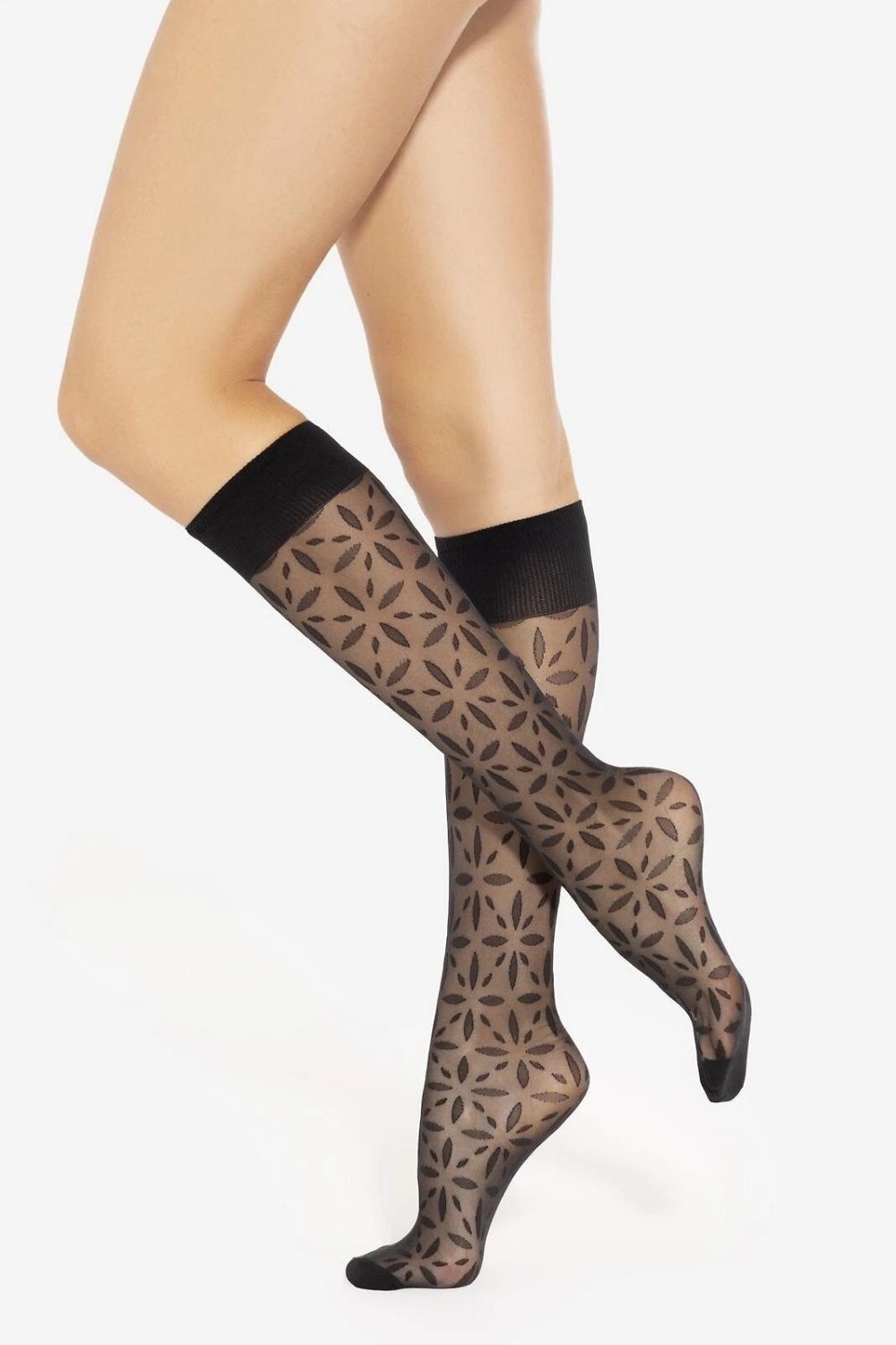 Podkolanówki Trendy Line 31 Nero – zdjęcie 2