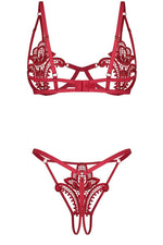 Komplet Luise Sublim – czerwony – zdjęcie 5
