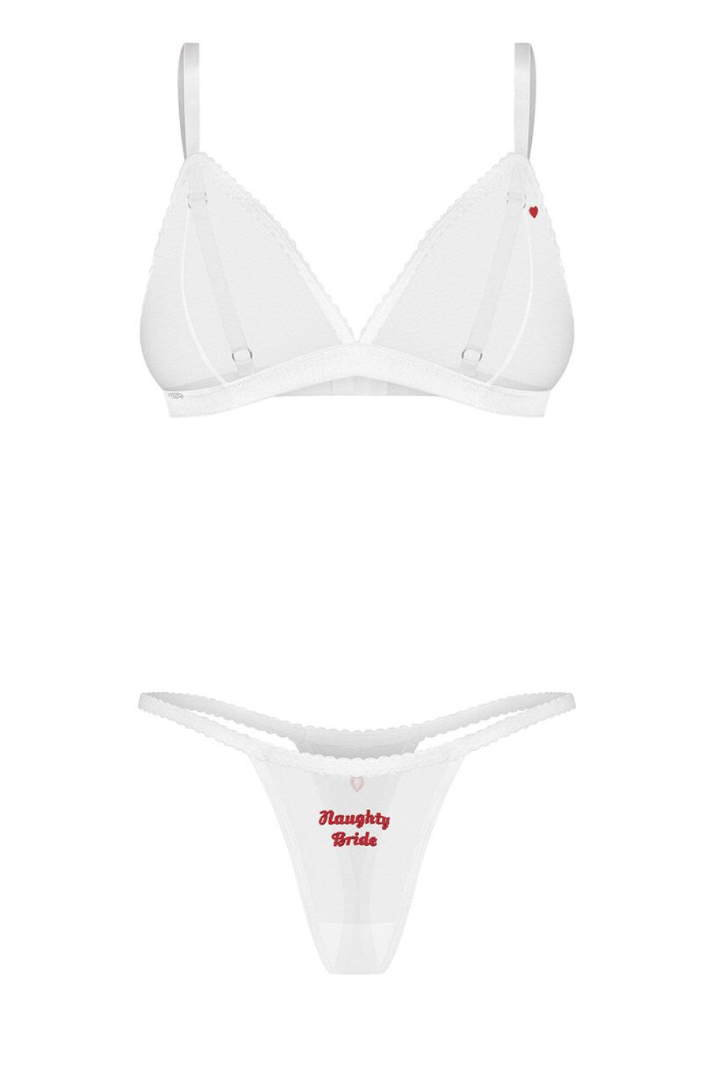 Komplet Weddya Bride – biały – zdjęcie 4