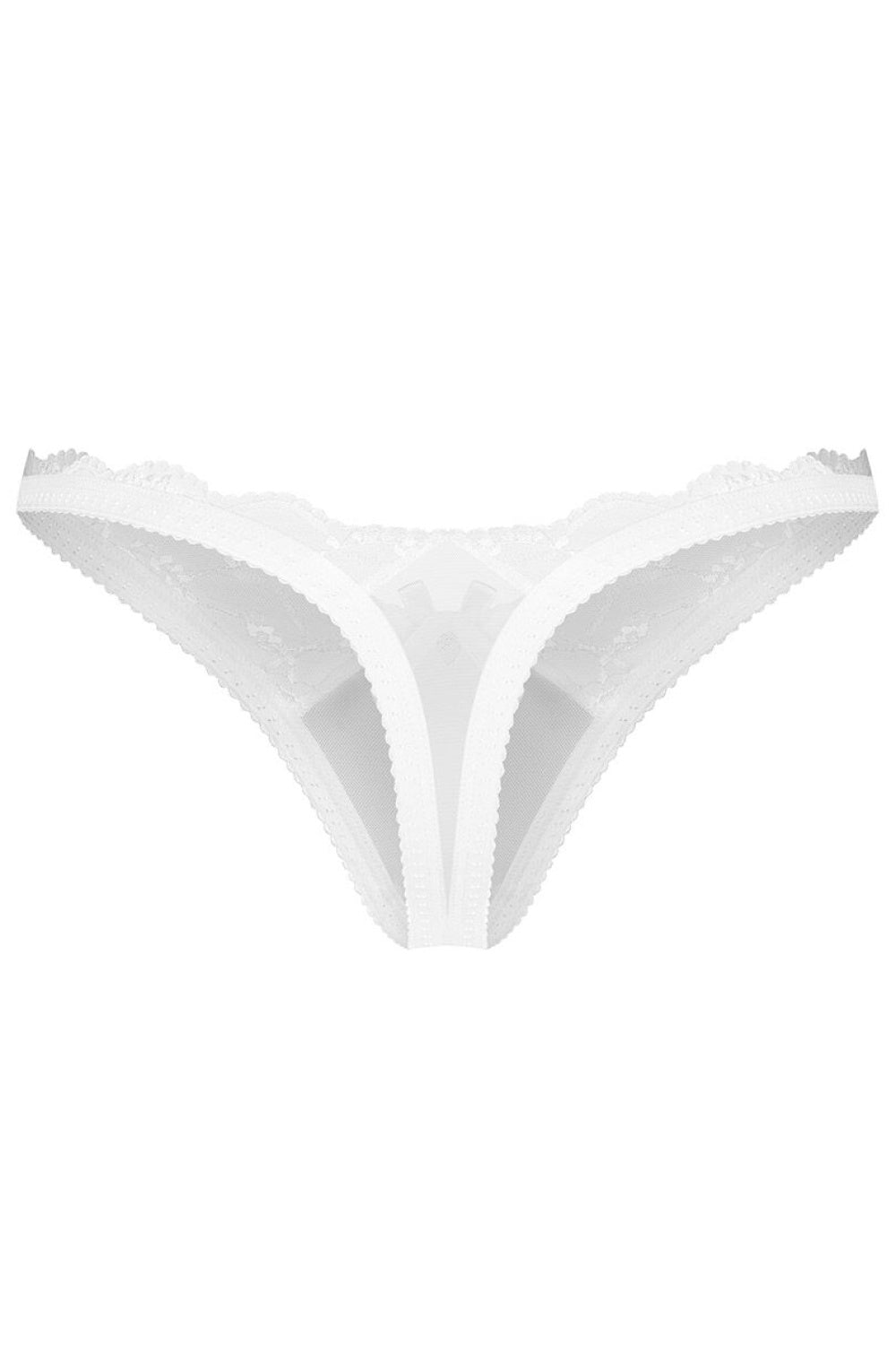 Stringi Weddya – biały – zdjęcie 3
