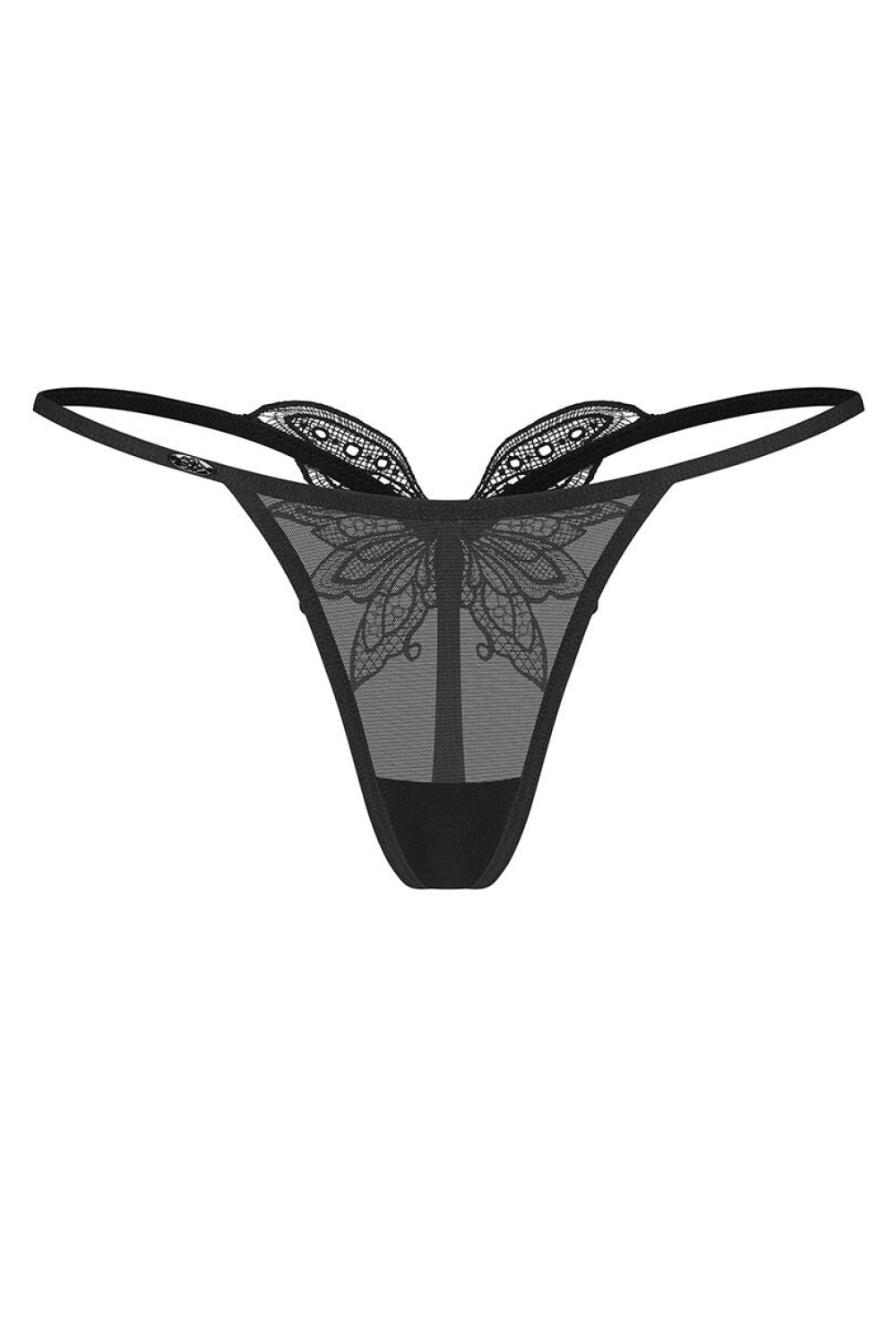 Stringi Veyane – czarny – zdjęcie 2