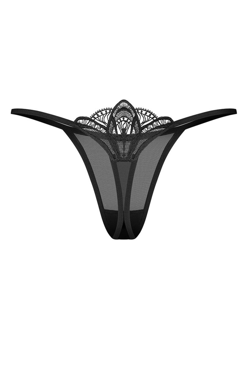 Stringi Ezmee – czarny – zdjęcie 4