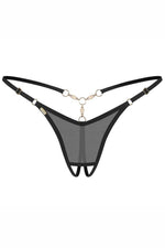 Stringi Oxaria – czarny – zdjęcie 3