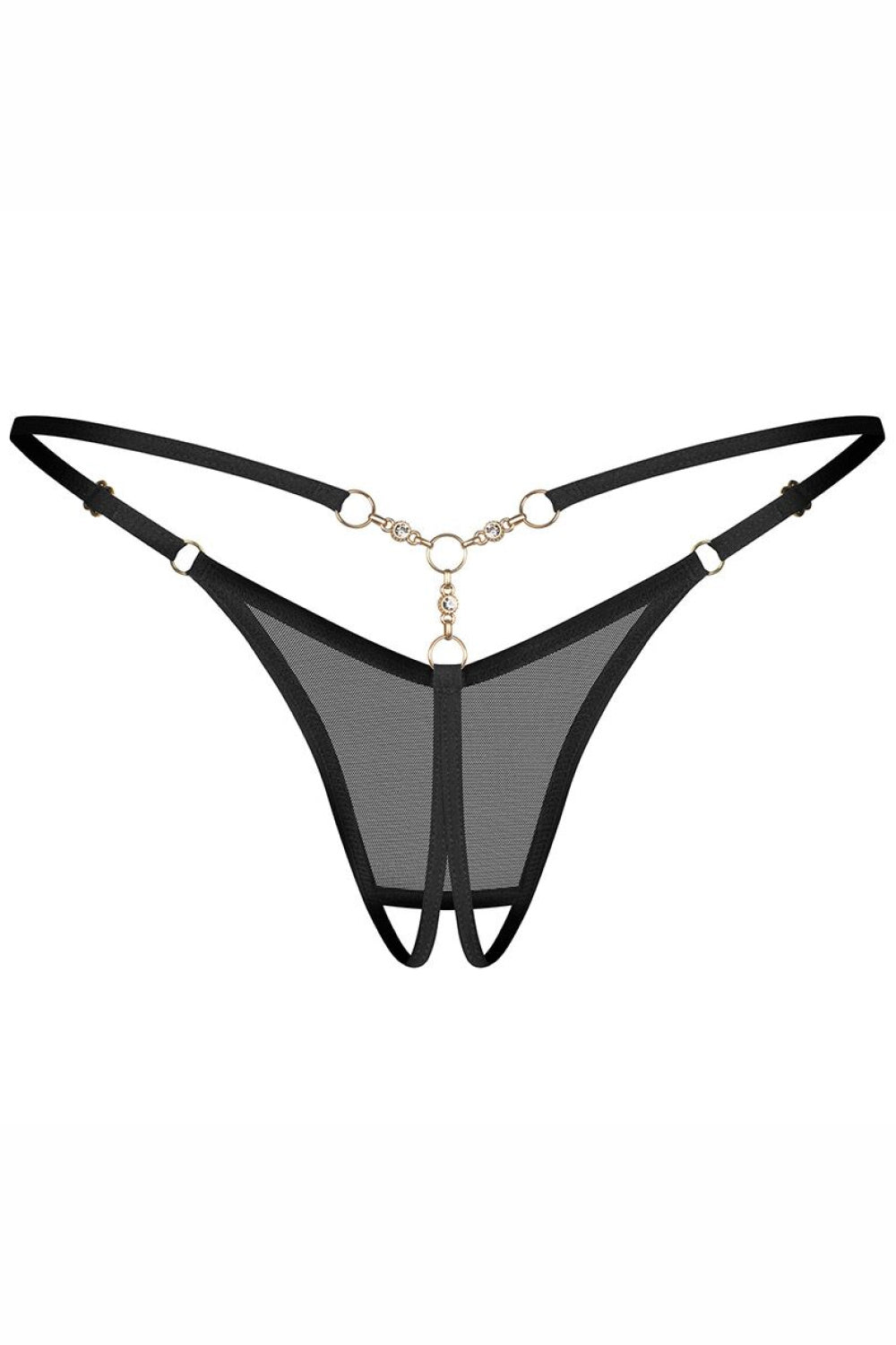 Stringi Oxaria – czarny – zdjęcie 4