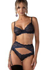 Komplet Nightly Blue 3cz – niebieski