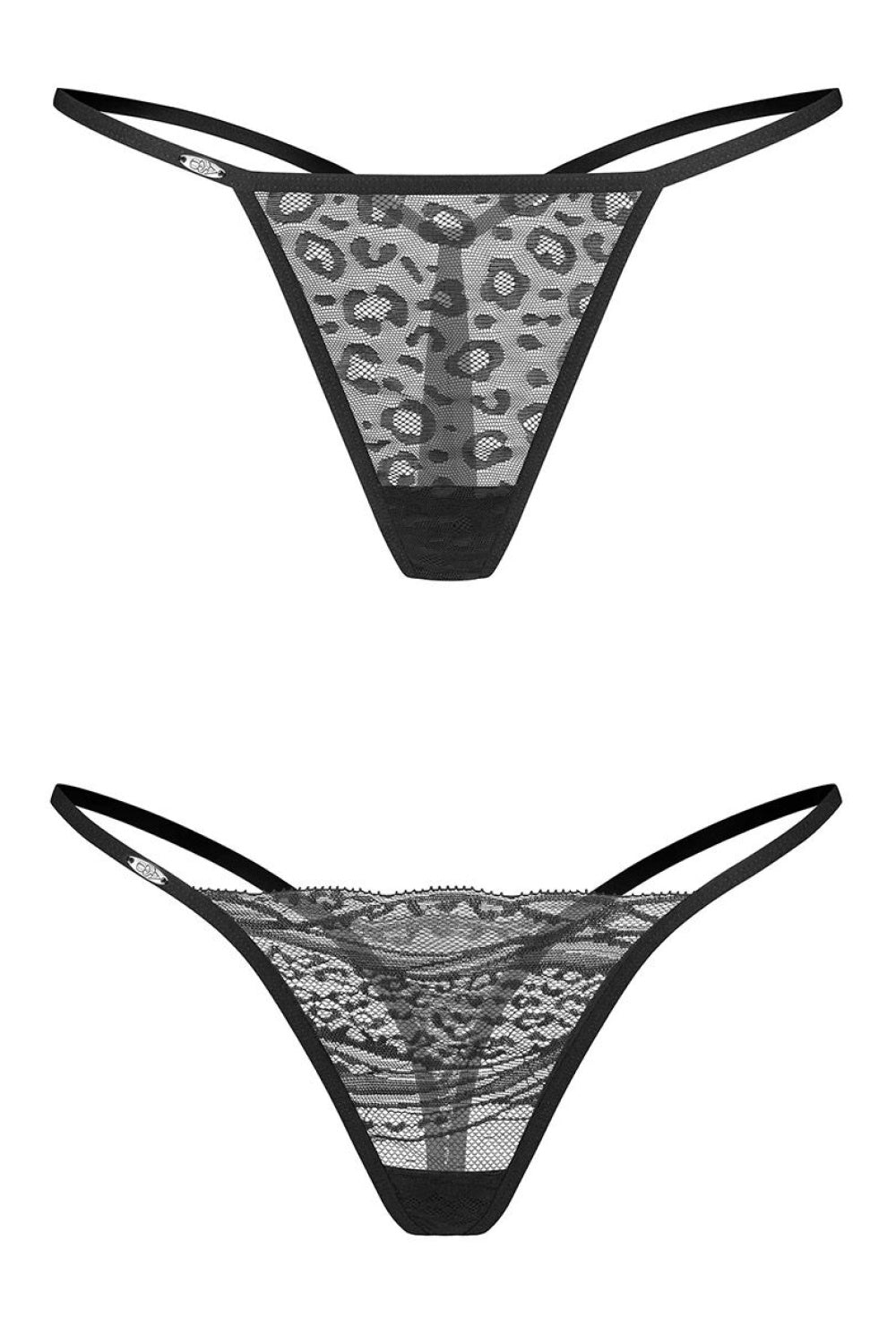 Komplet Stringi Clara – czarny