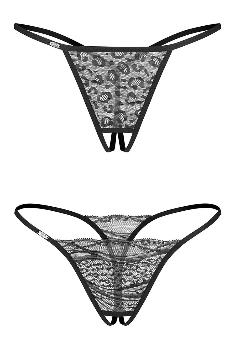 Komplet Stringi Bianca – czarny