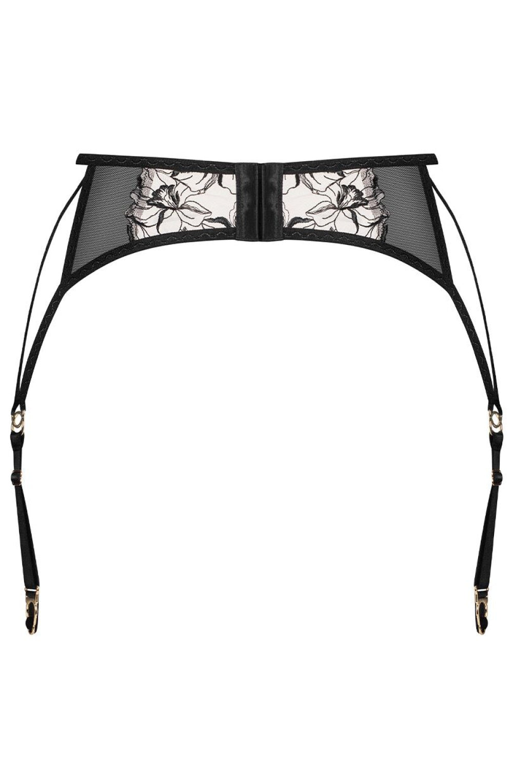 Pas do Pończoch Vila Blanes Black Wzór – zdjęcie 4