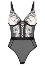 Body Vila Blanes – czarny wzór – zdjęcie 2