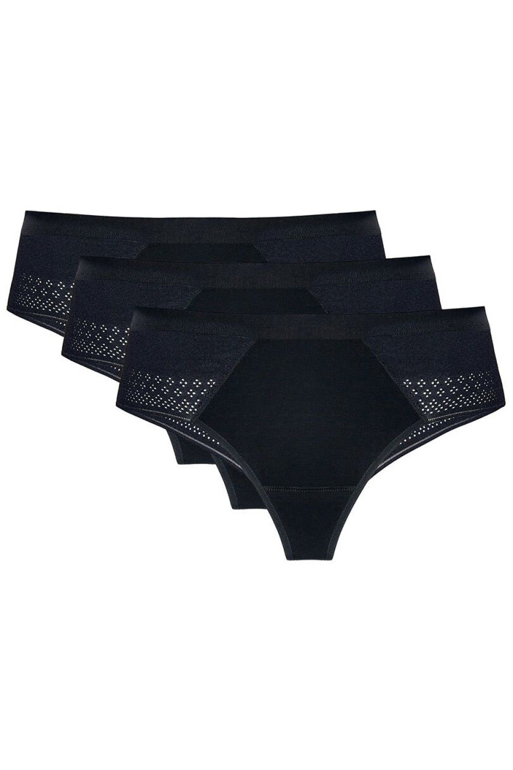 Komplet Stringi Olga S 3pack – czarny