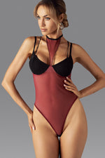 Body Parisel Bordo/Black – zdjęcie 2