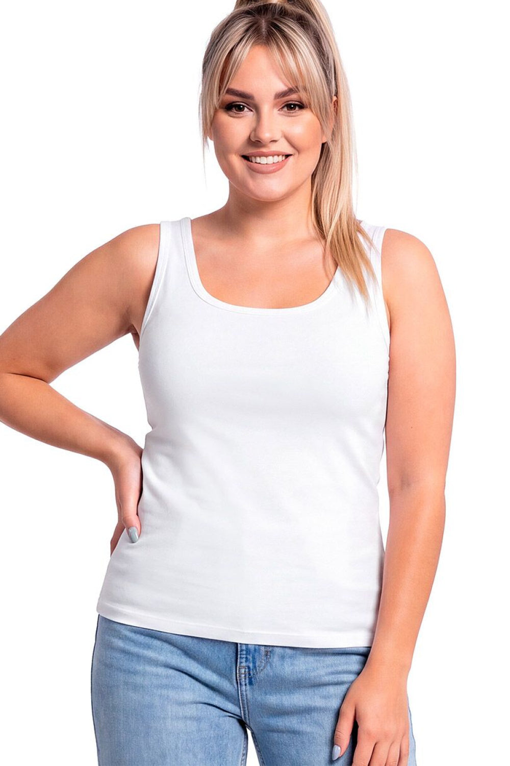 Koszulka 102 Plus Size – biały