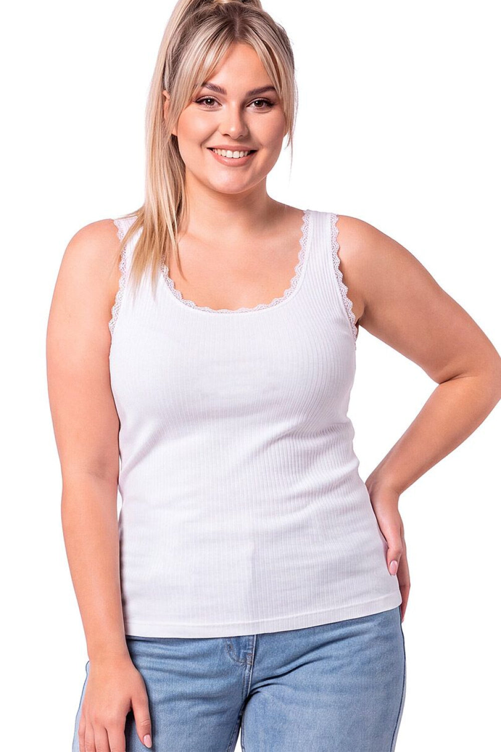 Koszulka 109 Plus Size – biały