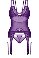 Komplet Gorset Vibres – fioletowy – zdjęcie 2