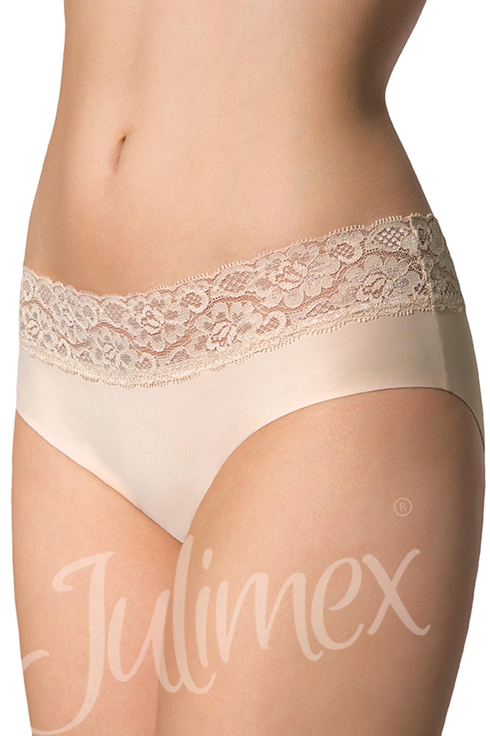 Figi Hipster panty – beżowy
