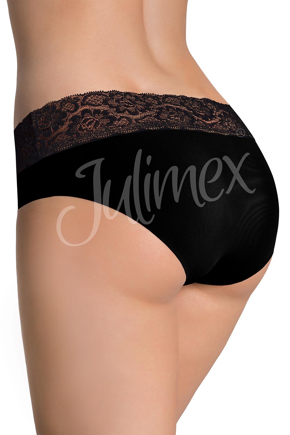 Figi Hipster panty – czarny – zdjęcie 2