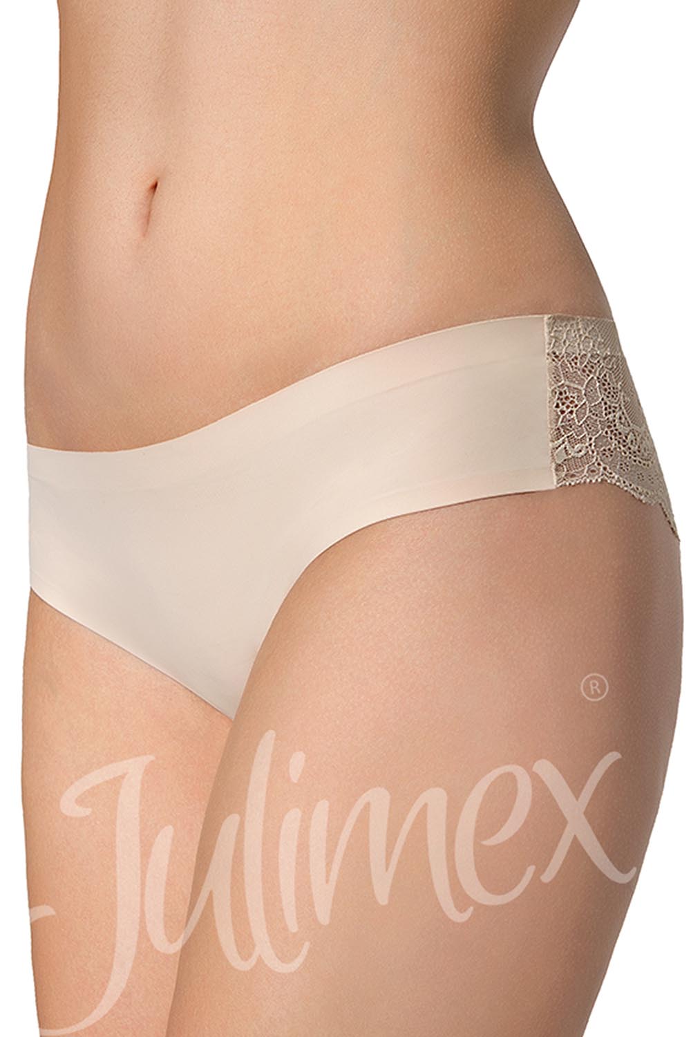 Figi Tanga panty – beżowy