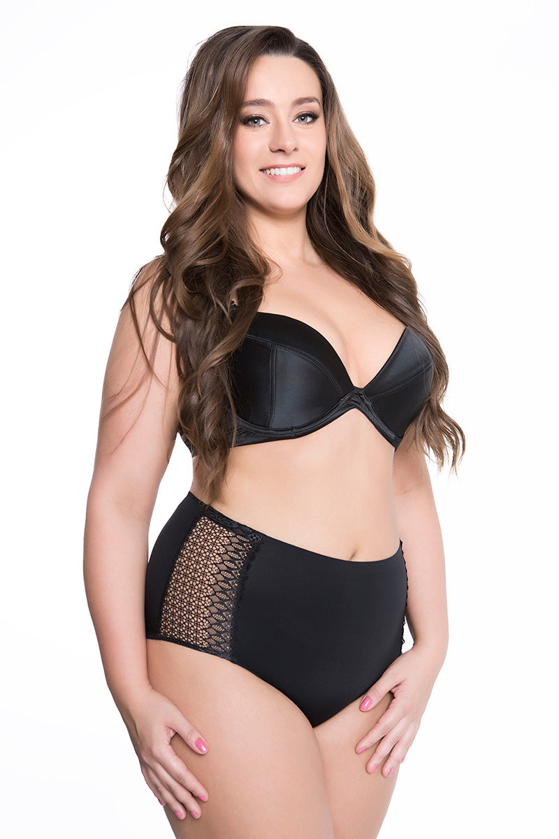 Figi Opal panty – czarny – zdjęcie 2