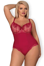 Body Rosalyne – czerwony – zdjęcie 2