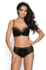 Figi 3108/5 Olivia – czarny beżowy – zdjęcie 3