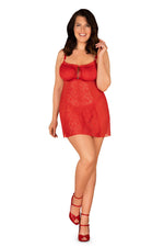 Komplet Blossmina Chemise – czerwony