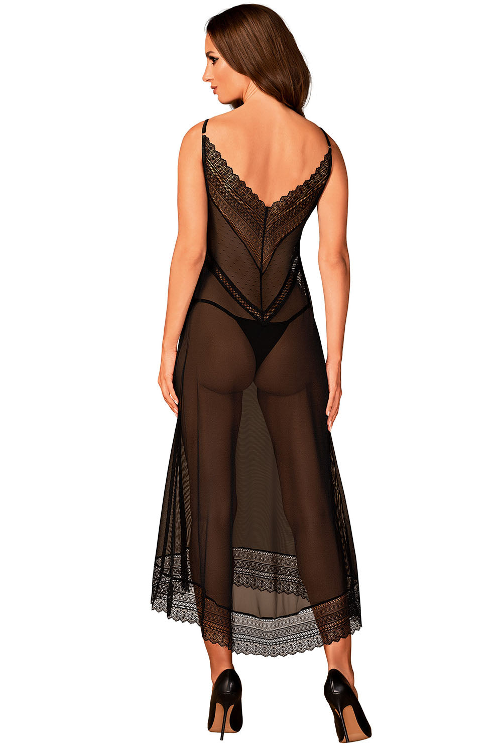 Koszulka Estiqua Chemise – czarny – zdjęcie 2